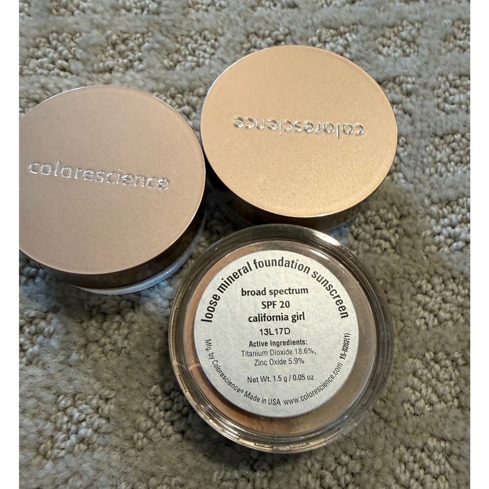 Colorescience Loose Mineral Foundation Sunscreen SPF 20 California Girl 3 Pack